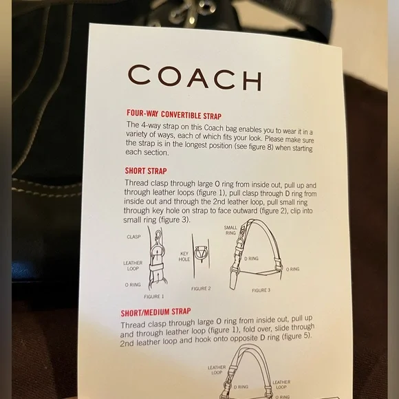 COACH Crossbody 4-way convertible strap women's bag - Picture 9 of 9